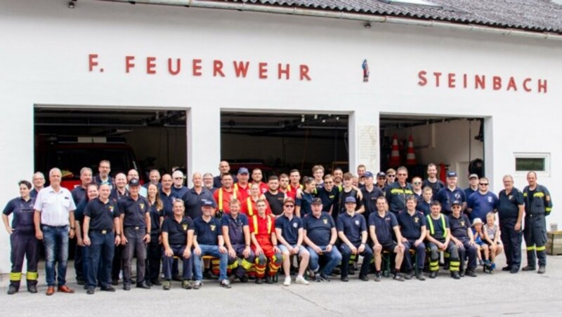 Steinbacher aus fünf verschiedenen Gemeinden konnten bei der gleichnamigen Feuerwehr in Mauerbach begrüßt werden. (Bild: zVg)