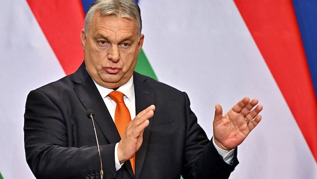 Orban ortet eine Machtverschiebung in Richtung China. (Bild: APA/AFP/ATTILA KISBENEDEK)