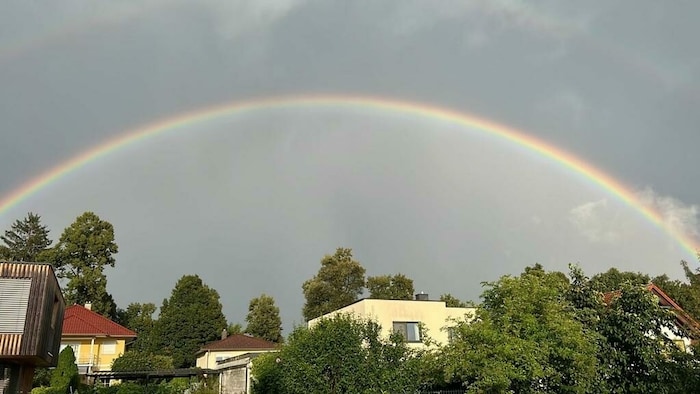 Regenbogen in Karnburg.