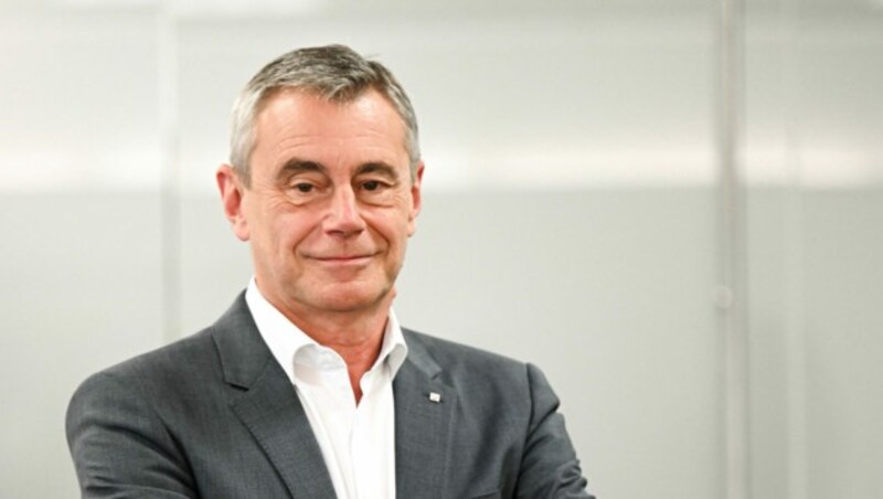 Heinrich Schaller, Chef der Raiffeisenlandesbank Oberösterreich. (Bild: Markus Wenzel)