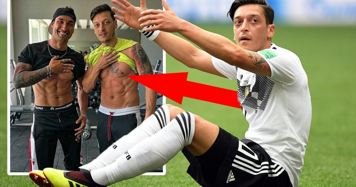 Ozil на стадионе