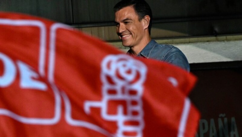 Premier Pedro Sanchez (Bild: AFP)