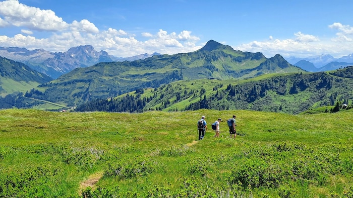 Die Damülser Berglandschaft