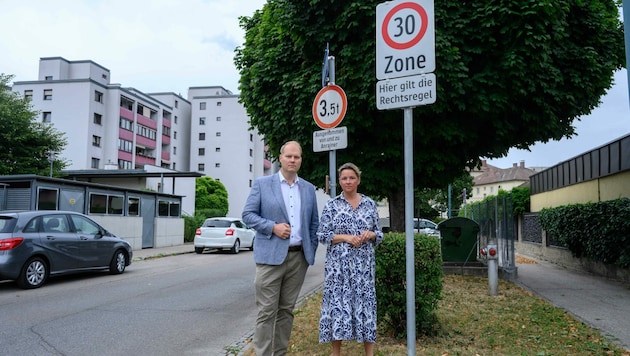 Martin Zöhrer und Susanne Rosenkranz üben Kritik am Tempolimit. (Bild: Molnar Attila)