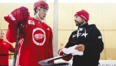 Marco Kasper stand gemeinsam mit Thommy Koch am Eis. (Bild: GEPA pictures/ Daniel Goetzhaber)