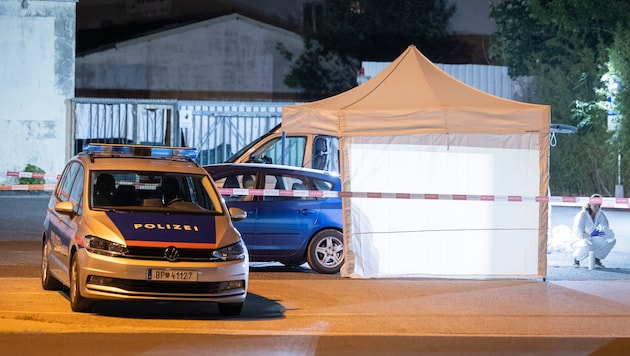 Die Ermittler waren Sonntagabend mit einem sehr kuriosen Fall in Ansfelden beschäftigt. (Bild: TEAM FOTOKERSCHI / BAYER)