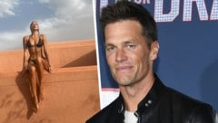 Was läuft da zwischen NFL-Legende Tom Brady und Model Irina Shayk? (Bild: APA/Getty Images via AFP/GETTY IMAGES/Jon Kopaloff, instagram.com/irinashayk)