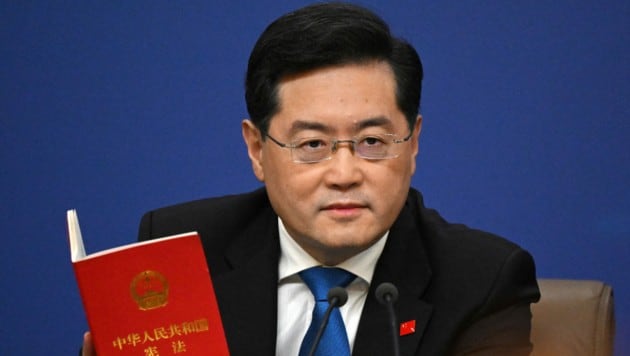 Der chinesische Außenminister Qin Gang ist verschwunden. (Bild: AFP)