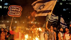 Die Proteste in Israel nehmen kein Ende. (Bild: AFP)