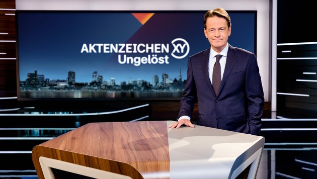 Rudi Cerne präsentiert seit 2002 „Aktenzeichen XY ungelöst“ (Bild: Honorarfrei - nur für diese Sendung inkl. SocialMedia bei Nennung ZDF und Nadine Rupp.)