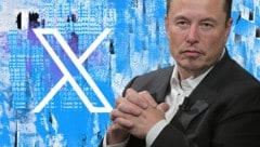 Twitter-Chef Musk reagierte verstimmt auf die drohende Sperrung. (Bild: APA/AFP, twitter.com, Krone KREATIV)