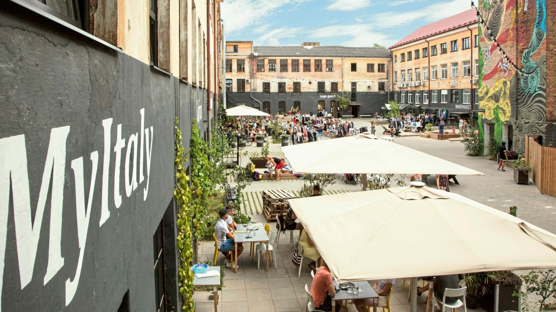 Kreativzentrum Aparaaditehas in Tartu.