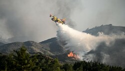 Auf Rhodos wüteten Waldbrände zuletzt besonders heftig. (Bild: AFP)