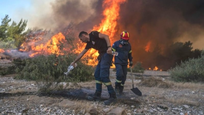 (Bild: AP Photo/Petros Giannakouris)