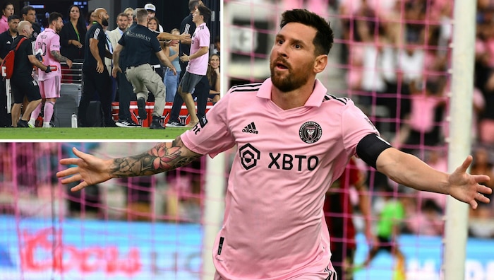 Lionel Messi sorgt für Begeisterung bei den Fans von Miami. Bei seiner Auswechslung musste er - ...