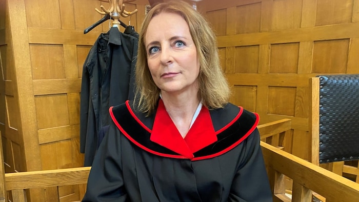 Staatsanwältin Karin Dragosits sprach der Angeklagten ins Gewissen und führte ihr die Tragweite der dreisten Lügengeschichte vor Augen.