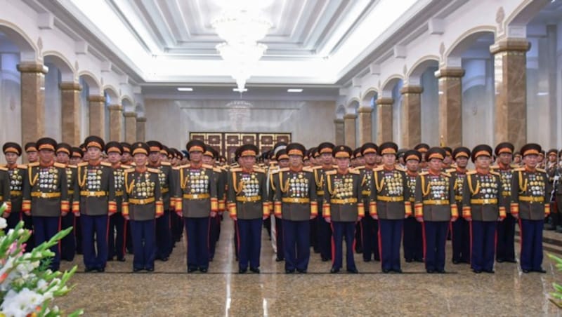 Die nordkoreanische Armee (Bild: AFP)