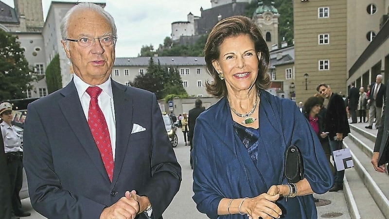 Schwedens Königspaar Carl Gustaf und Silvia sind bereits nächste Woche bereits in der Mozartstadt. (Bild: www.neumayr.cc)