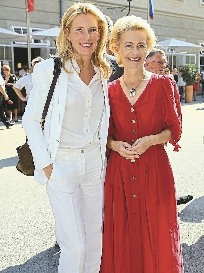 „Tatort“-Star Maria Furtwängler und EU-Präsidentin Ursula von der Leyen sind Salzburg Stammgäste. (Bild: www.neumayr.cc)