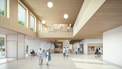 Befindet sich neben dem Leitspital in Stainach-Pürgg (Visualisierung) noch ein weiterer Neubau in Planung? (Bild: ARGE F&S MJM)