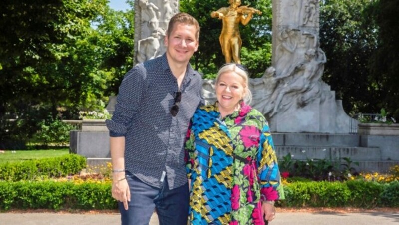 Clemens Trischler traf Publikumsliebling Brigitte Kren im Stadtpark. Dort lässt die Aktrice am liebsten ihre Seele baumeln. (Bild: Monika Fellner)