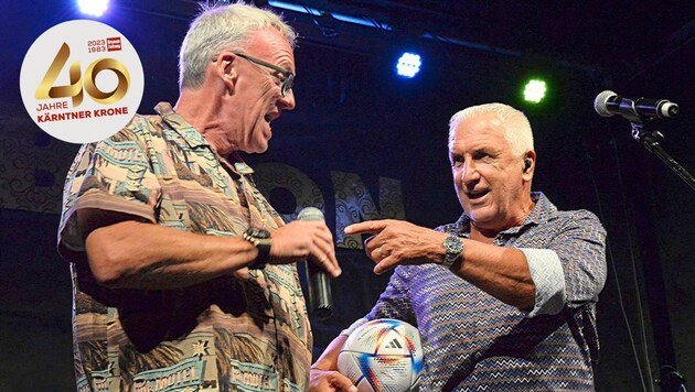 Hans Krankl und Ralph Schader sorgen für eine tolle Show (Bild: Amanda Clare PENISTON-BIRD)