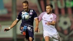 Daniel Maderner (l.) hat sich im Cup den GAK-Fans mit einem Tor und einem Assist vorgestellt. (Bild: GEPA pictures)