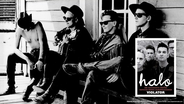 Das Buch zeichnet Depeche Mode zu Zeiten des bahnbrechenden „Violator“-Albums nach. (Bild: Anton Corbijn, Hannibal Verlag, Krone KREATIV)