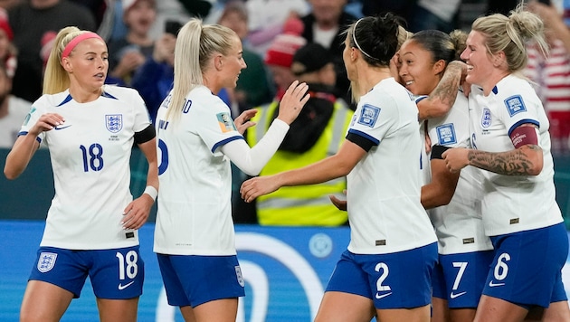 England gewinnt auch das zweite Gruppenspiel der Frauen-WM. (Bild: Copyright 2023 The Associated Press. All rights reserved)