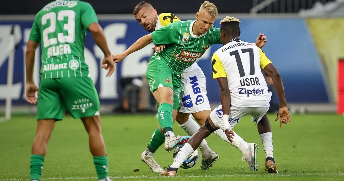 Bundesliga-Eröffnung - Rapid Entgleitet Sieg Gegen Den LASK In Minute ...