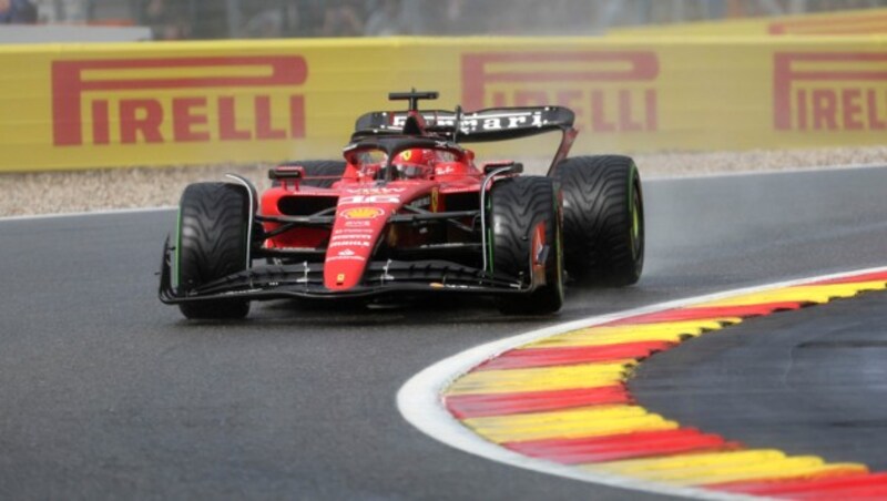 Charles Leclerc wurde in Spa Dritter. (Bild: Copyright 2023 The Associated Press. All rights reserved)