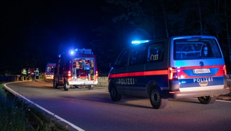 Auch Polizei und Feuerwehr standen im Einsatz. (Bild: Mathis Fotografie)