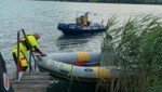 Die Leiche des Seglers wurde gegen 21.25 Uhr im Irrsee entdeckt. (Bild: ÖWR LV Salzburg)