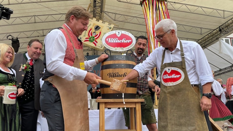 Das Villacher Bier gehört seit 80 Jahren zum Kirchtag. (Bild: Katrin Fister)