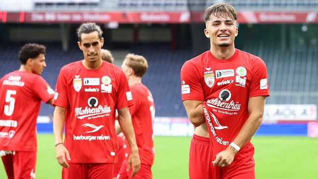 Anteo Fetahu (re.) wechselte vor der Saison von Bundesliga-Aufsteiger BW Linz nach Dornbirn. (Bild: GEPA pictures)