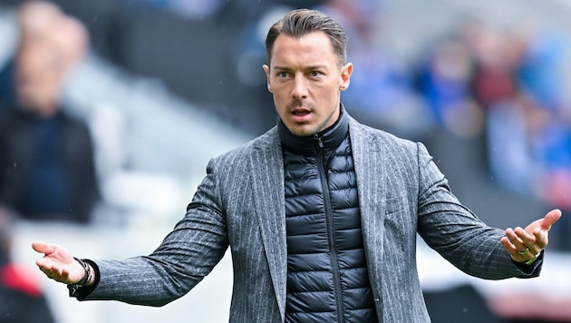 Matthias Jaissle musste seinem neuen Klub beim Verlieren zusehen. (Bild: GEPA pictures)