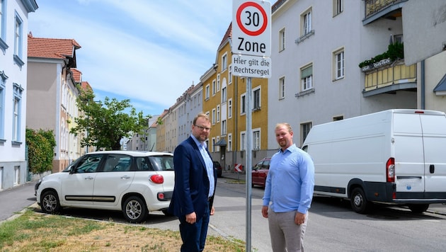 Kamleitner und Haider wollen bei der Regelung den Rückwärtsgang einlegen. (Bild: Molnar Attila)