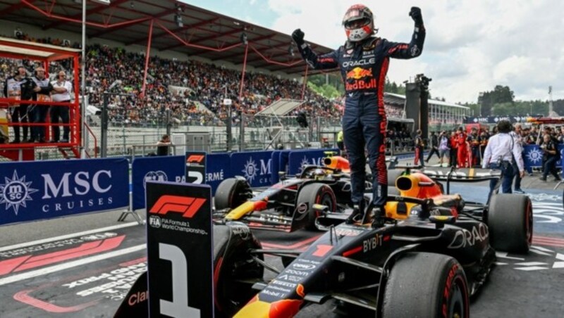Max Verstappen triumphierte in Spa. (Bild: APA/AFP/JOHN THYS)