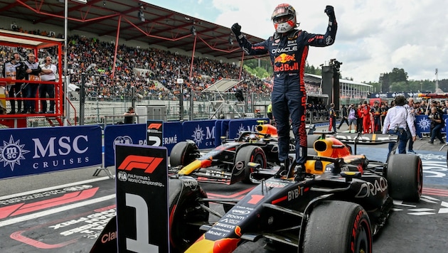 Max Verstappen triumphierte in Spa. (Bild: APA/AFP/JOHN THYS)