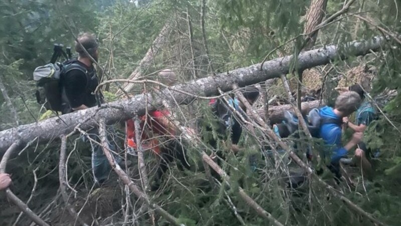 Nicht alle Hindernisse konnten aus dem Weg geräumt werden. (Bild: zeitungsfoto.at/Liebl Daniel)