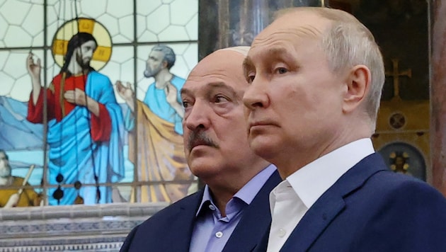 Was haben Lukaschenko und Putin mit den Wagner-Truppen vor? (Bild: AFP)