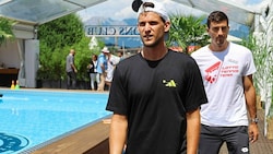 Mit Zuversicht ins ATP-Turnier in Kitzbühel: Thiem (vorne) und Sebastian Ofner. (Bild: Birbaumer Christof)