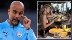 Pep Guardiolas Tochter Maria (re.) gibt ihren Fans tiefe Urlaubseinblicke auf Instagram. (Bild: Associated Press, instagram.com/maria.guardiola)