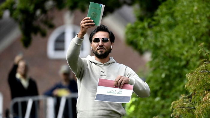 Gegen den Exil-Iraker Salwan Momika wird wegen des Verdachts der Volksverhetzung ermittelt.