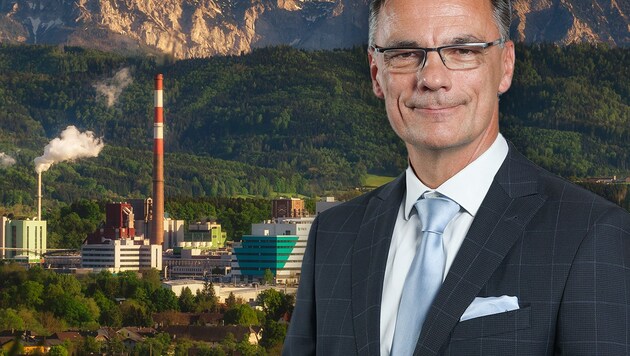 „Wir bleiben vorsichtig optimistisch“, sagt Lenzing-AG-Vorstandschef Stephan Sielaff. (Bild: Lenzing AG, Krone KREATIV)