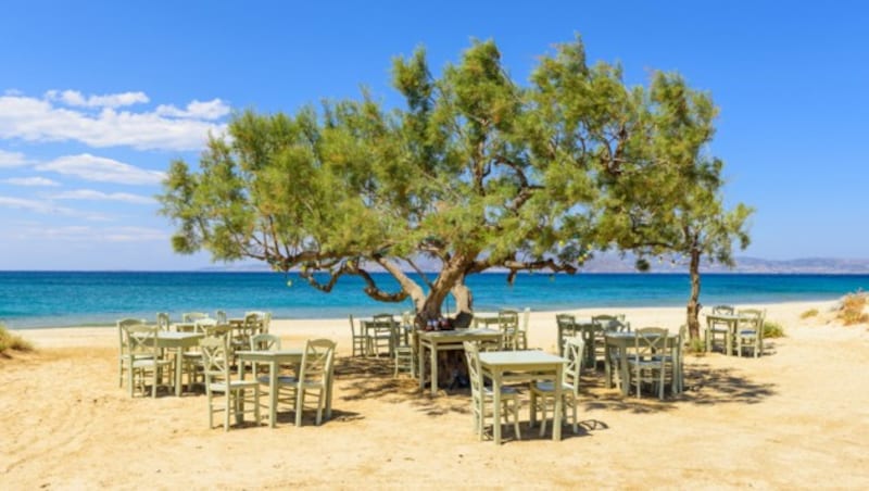 typische Taverne direkt am Meer (Bild: Bozena Pisarska)