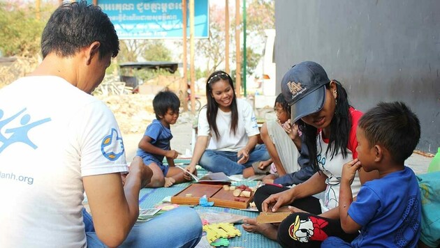 „Friends International“ kümmert sich in Kambodscha um Straßenkinder (Bild: Friends International)