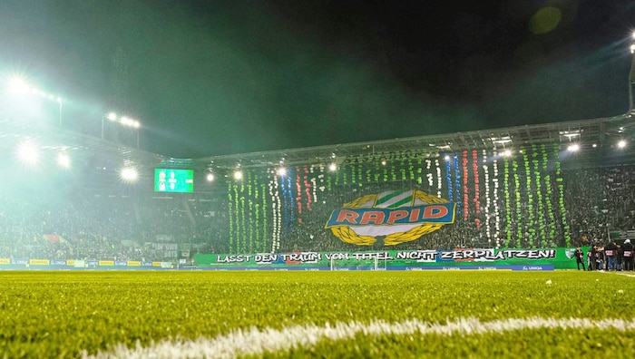 Von Rapids Stadion ...