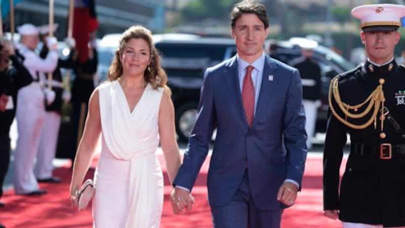 Auch Trudeaus Vater hatte sich während seiner Amtszeit scheiden lassen. (Bild: AFP)