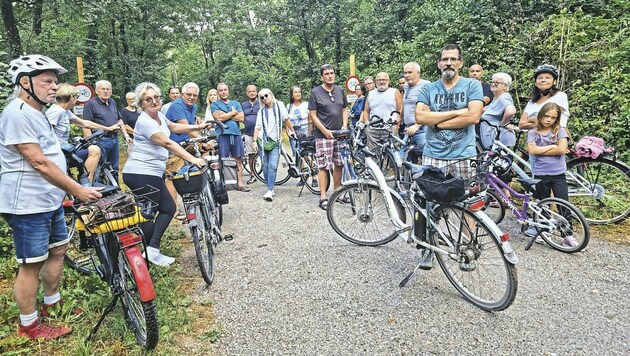 Die Radfahrer in der Lobau sind so sauer, dass jetzt sogar eine Petition gestartet wurde. (Bild: Privat)